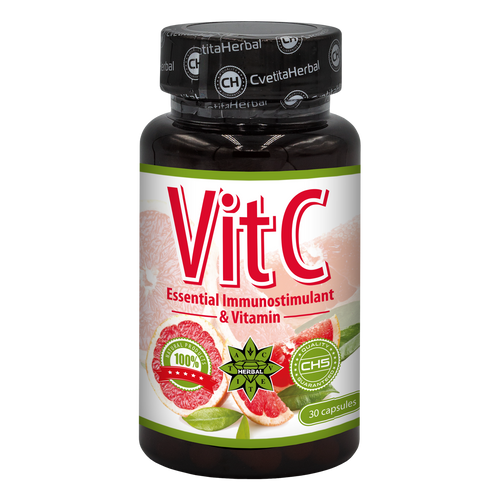 Витамин Ц - Vitamin C (80 капсули х 600 mg)