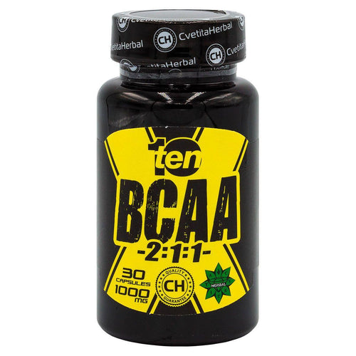 BCAA 2:1:1 - ╨Р╨╝╨╕╨╜╨╛╨║╨╕╤Б╨╡╨╗╨╕╨╜╨╕ 10/ten (30 ╨║╨░╨┐╤Б╤Г╨╗╨╕ x 1000mg)