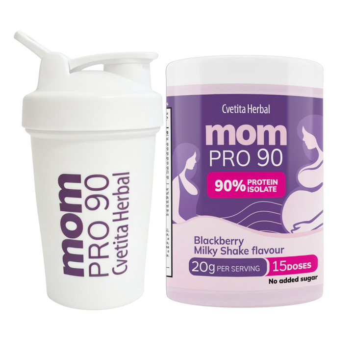 Протеин за Бременни Жени и Бъдещи Майки - MOM PRO 90 (300гр) + ПОДАРЪК ШЕЙКЪР