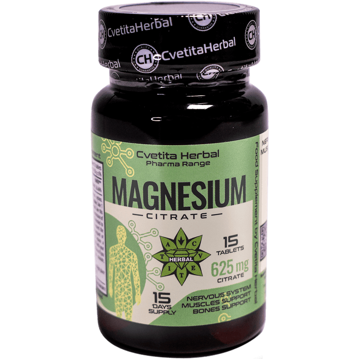 Магнезиев цитрат - 15 таблетки