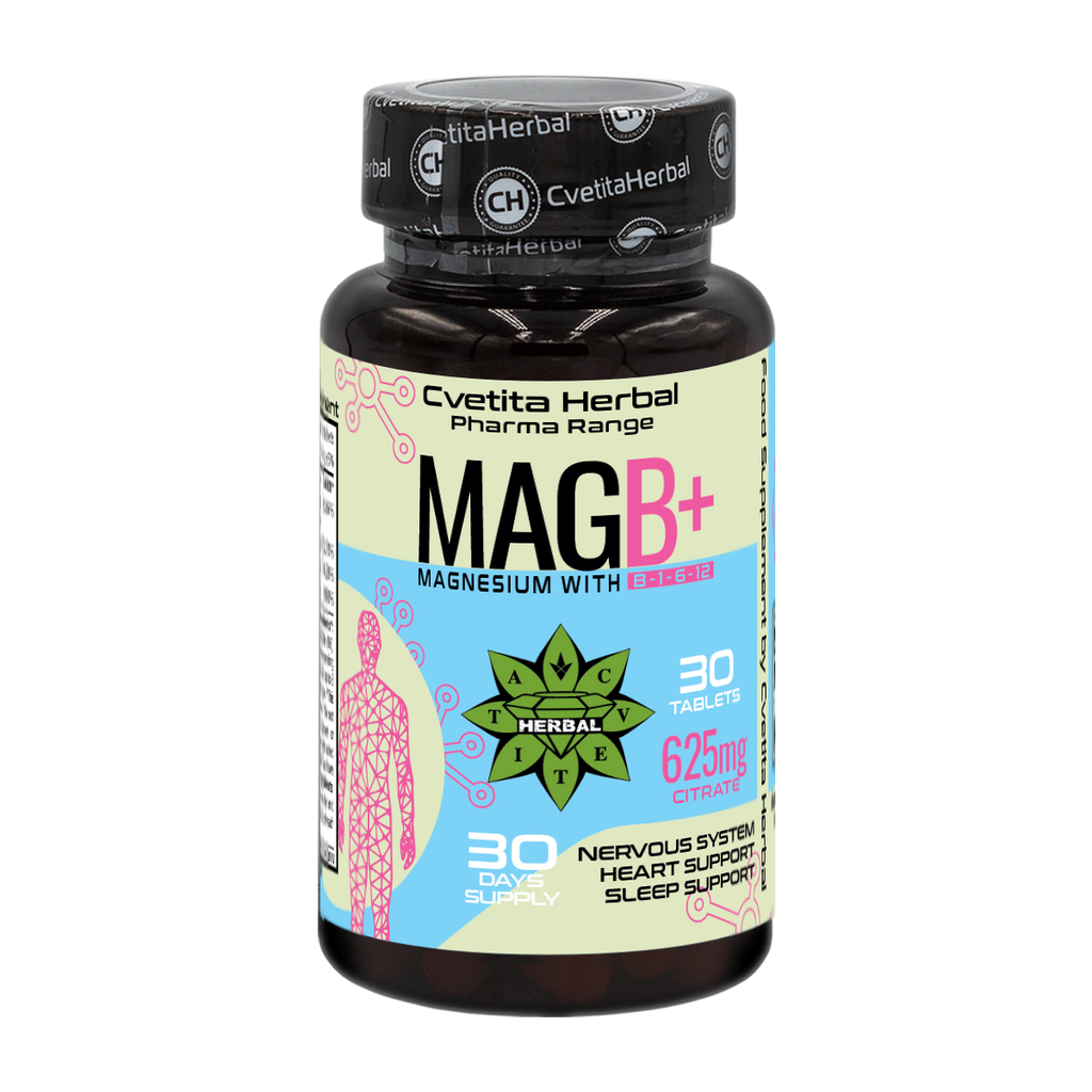 Магнезий с б комплекс- Цветита Хербал - MAG B+