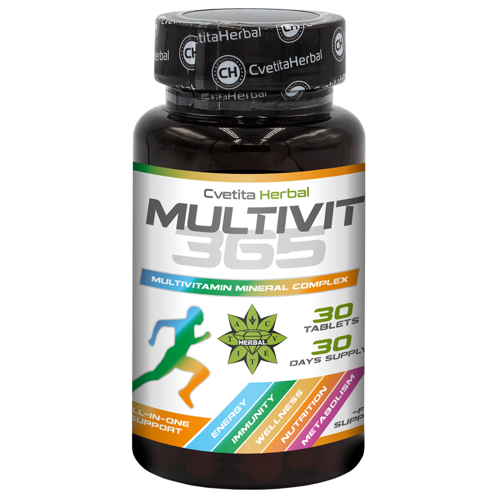МултиВит 365 - Мултивитамин Минерал Комплекс (30 табл.)