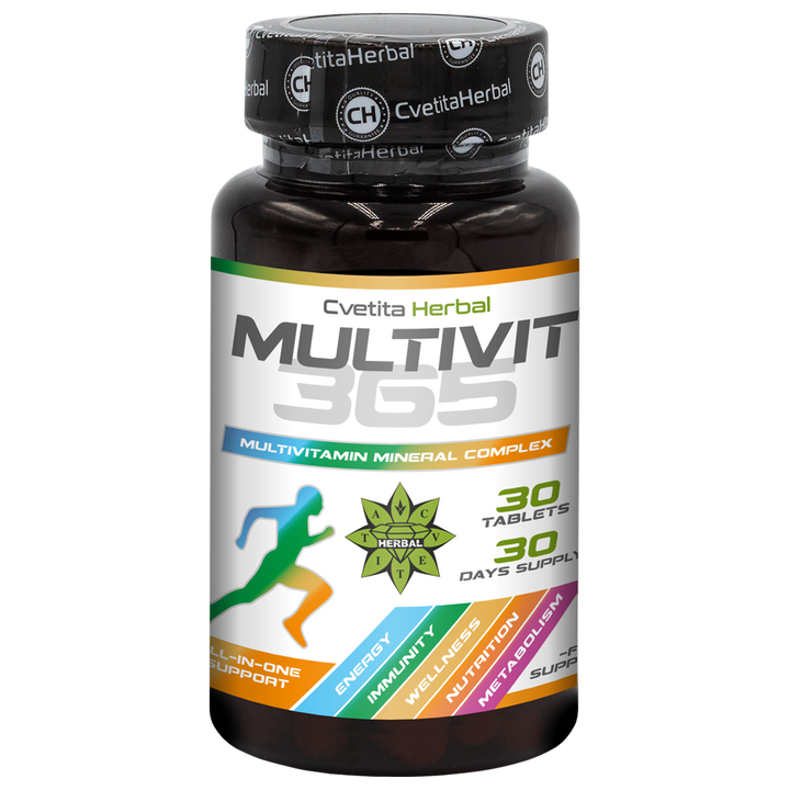 МултиВит 365 - Мултивитамин Минерал Комплекс (30 табл.)