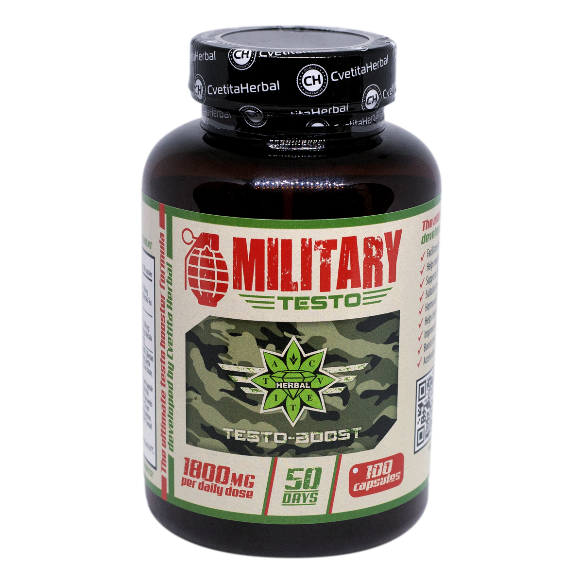 Military Testo (100 капсули х 900 mg)