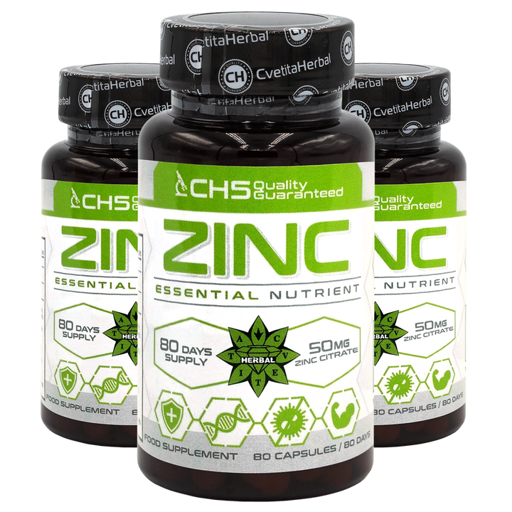 Цинк Цитрат - Zinc (80 капсули х 50 mg)