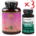 КОМБО ПАКЕТ ЗА ЖЕНИ: Tribulus Women + Omegae 3