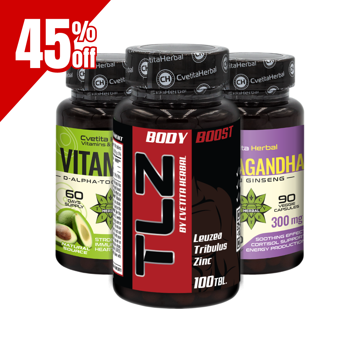 Трибулус, Левзея, Цинк - TLZ