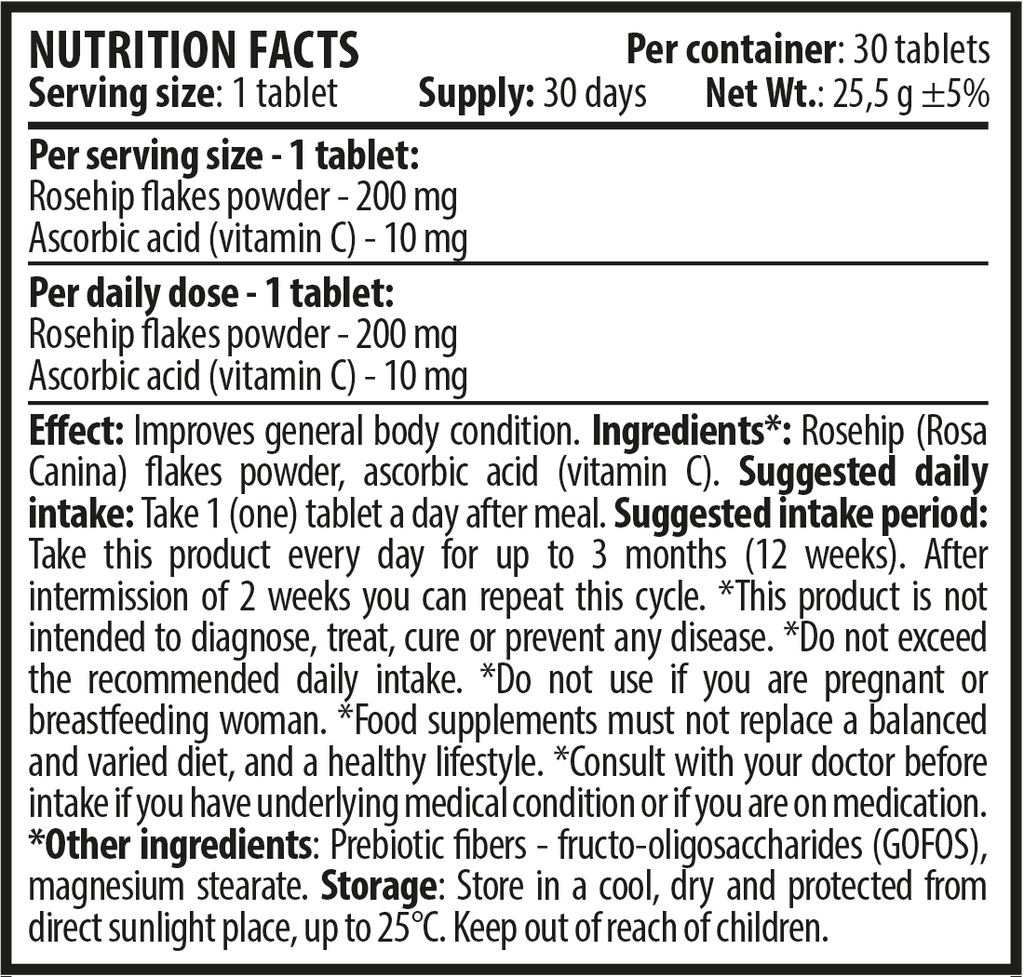 Детски Имуностимулант "Шипка" - Kids Immuno Bearies (30 таблетки)