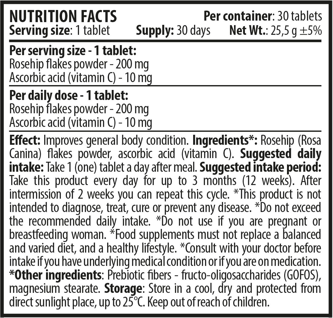 Детски Имуностимулант "Шипка" - Kids Immuno Bearies (30 таблетки)