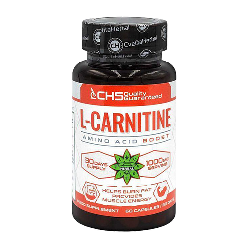 Л-Карнитин Тартрат – L-Carnitine (60 капсули х 500 mg) 1br