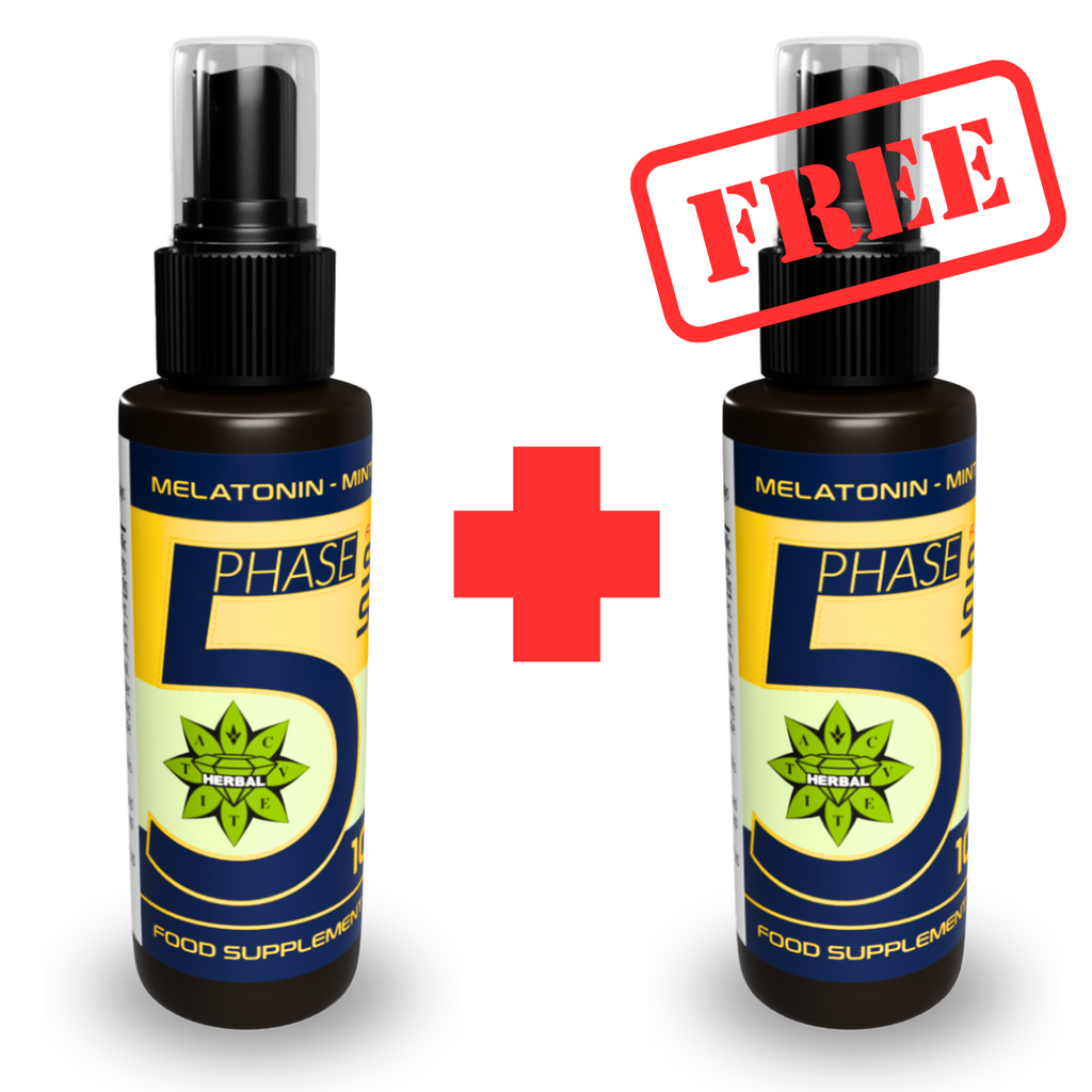 Мелатонин Спрей за Сън - Phase 5 Super Sleep (30 ml) - ПОДАРЪК 1+1