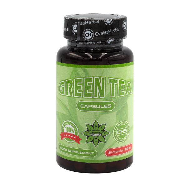 Екстракт Зелен Чай - Green Tea (80 капсули x 300 mg)