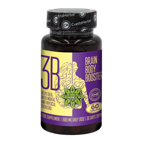 Таурин и Сибирски Женшен - Brain Body Booster (60 таблетки х 1660 mg)