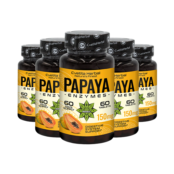 Папая Ензими (60 таблетки х 150 mg) 3+2