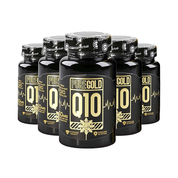 Коензим Q10 Вегетариански – Pure Gold Q10 (60 капсули) 3+2