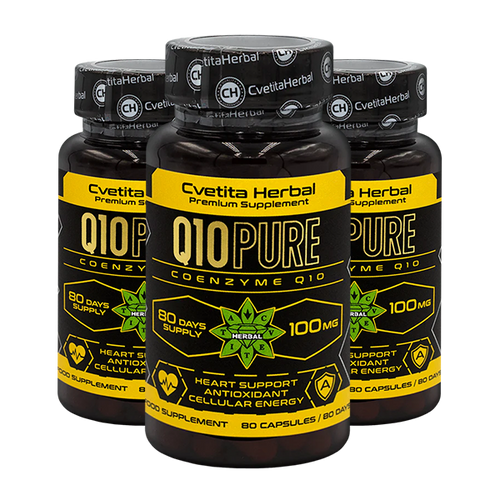 Коензим Q10 PURE (80 табл x 100 mg) 2+1