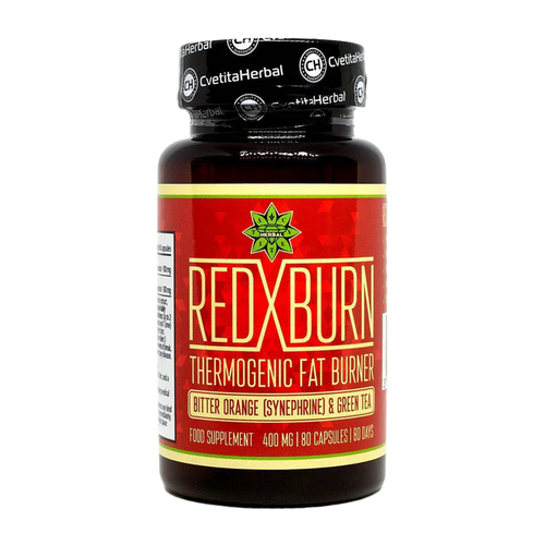 Екстракт Горчив Портокал и Зелен Чай – Red X Burn (80 капс. х 400 mg) 1br