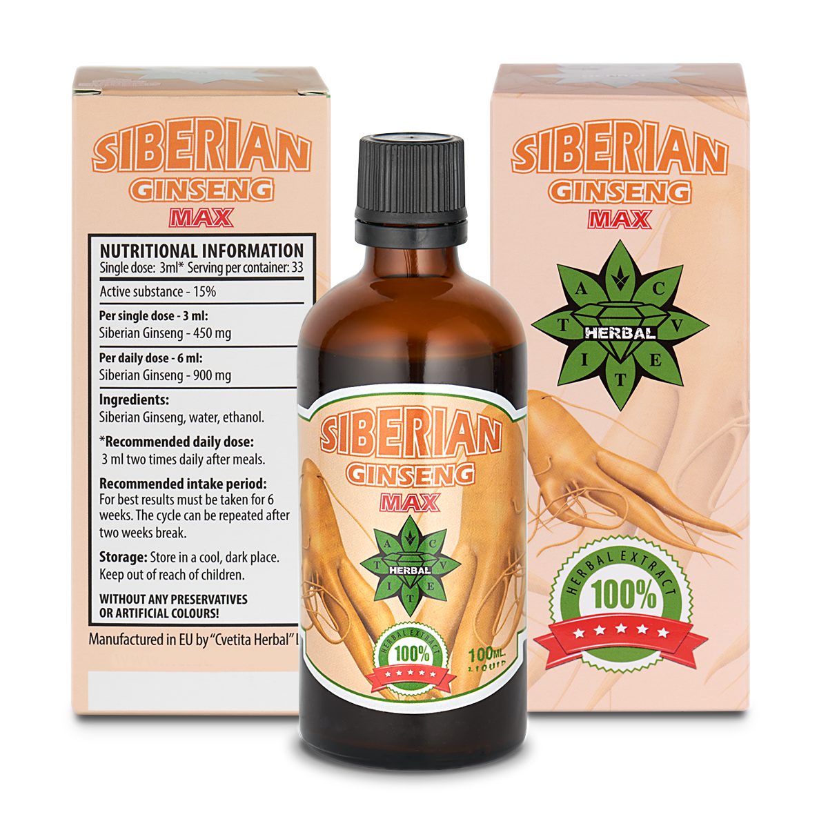 Сибирски Женшен Екстракт (100 ml)