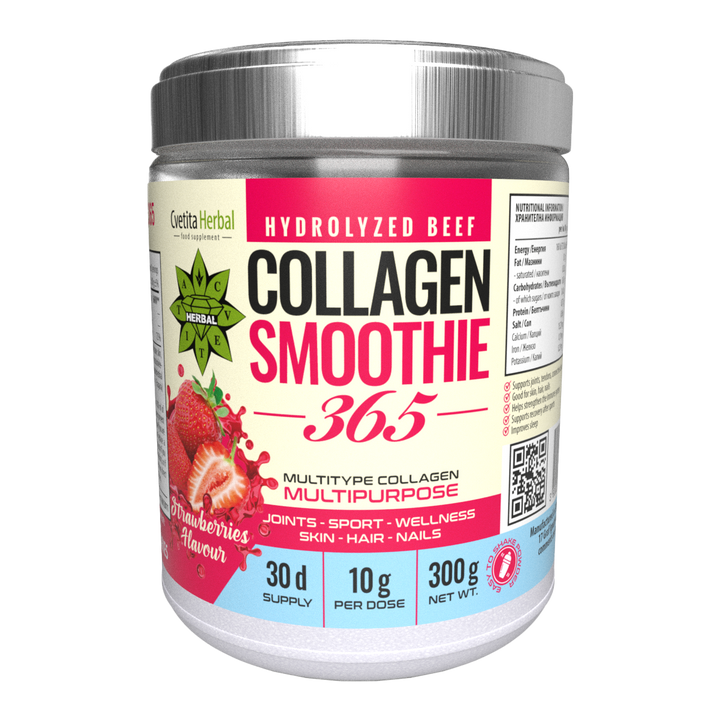 Колаген Смути „Ягода“ – Collagen Smoothie 365 (300 g)