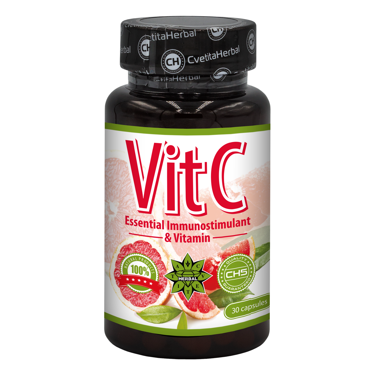 Витамин Ц - Vitamin C (80 капсули х 600 mg) – Годен до 31.12.2026