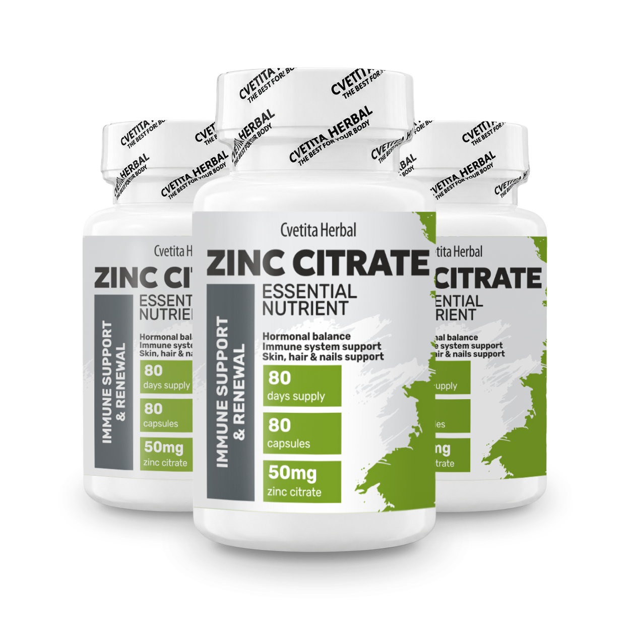 ╨ж╨╕╨╜╨║ ╨ж╨╕╤В╤А╨░╤В - Zinc (80 ╨║╨░╨┐╤Б╤Г╨╗╨╕ ╤Е 50 mg)