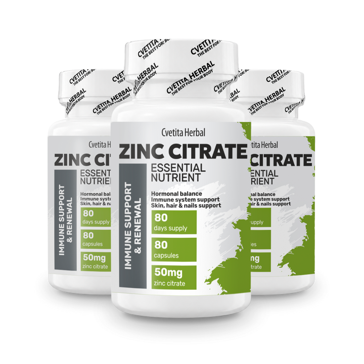 Цинк Цитрат - Zinc (80 капсули х 50 mg)