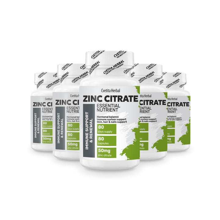 Цинк Цитрат - Zinc (80 капсули х 50 mg)