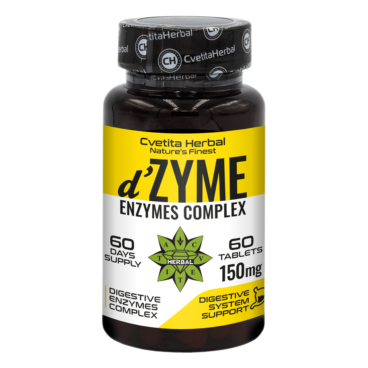 Мултиензимен Комплекс ДейЗим - d’Zyme (60 табл. х 150 mg)