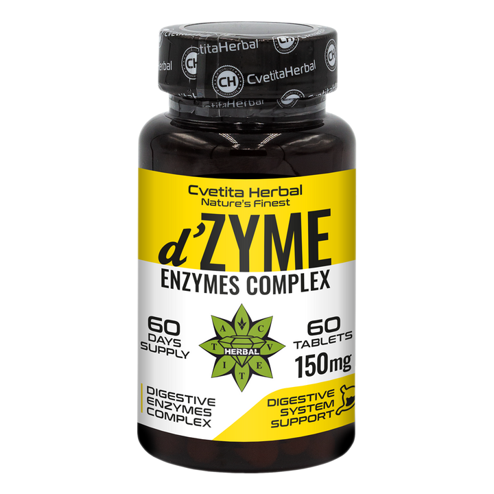 Мултиензимен Комплекс ДейЗим - d’Zyme (60 табл. х 150 mg)