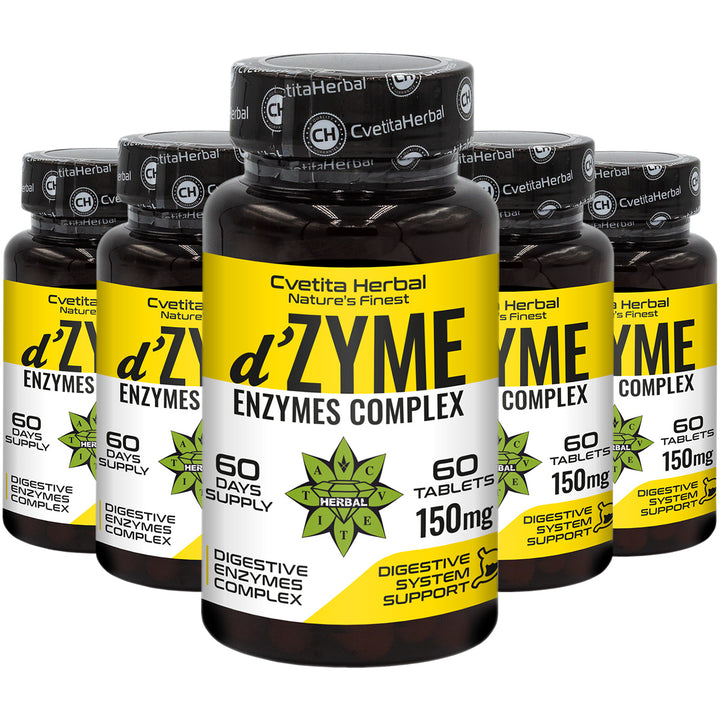 Мултиензимен Комплекс ДейЗим - d’Zyme (60 табл. х 150 mg)