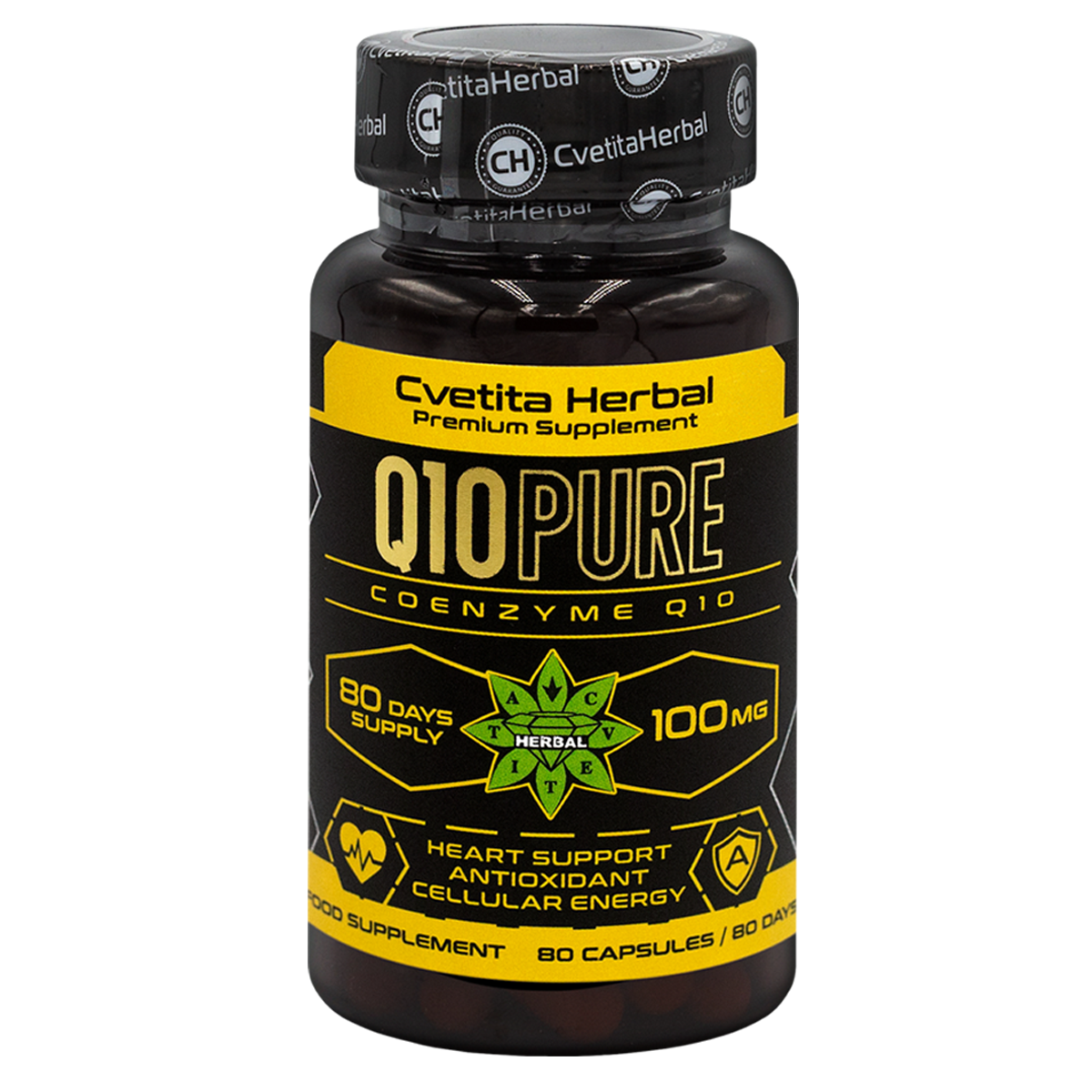 Коензим Q10 PURE (80 табл x 100 mg)