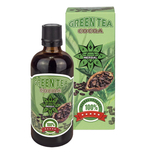 Зелен Чай и Какао - Течен Екстракт (100 ml)