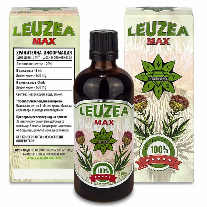 Левзея Макс - Течен Екстракт Тинктура (100 ml)