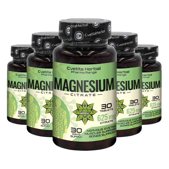 Магнезиев цитрат 625мг - Magnesium Citrate - 30 таблетки