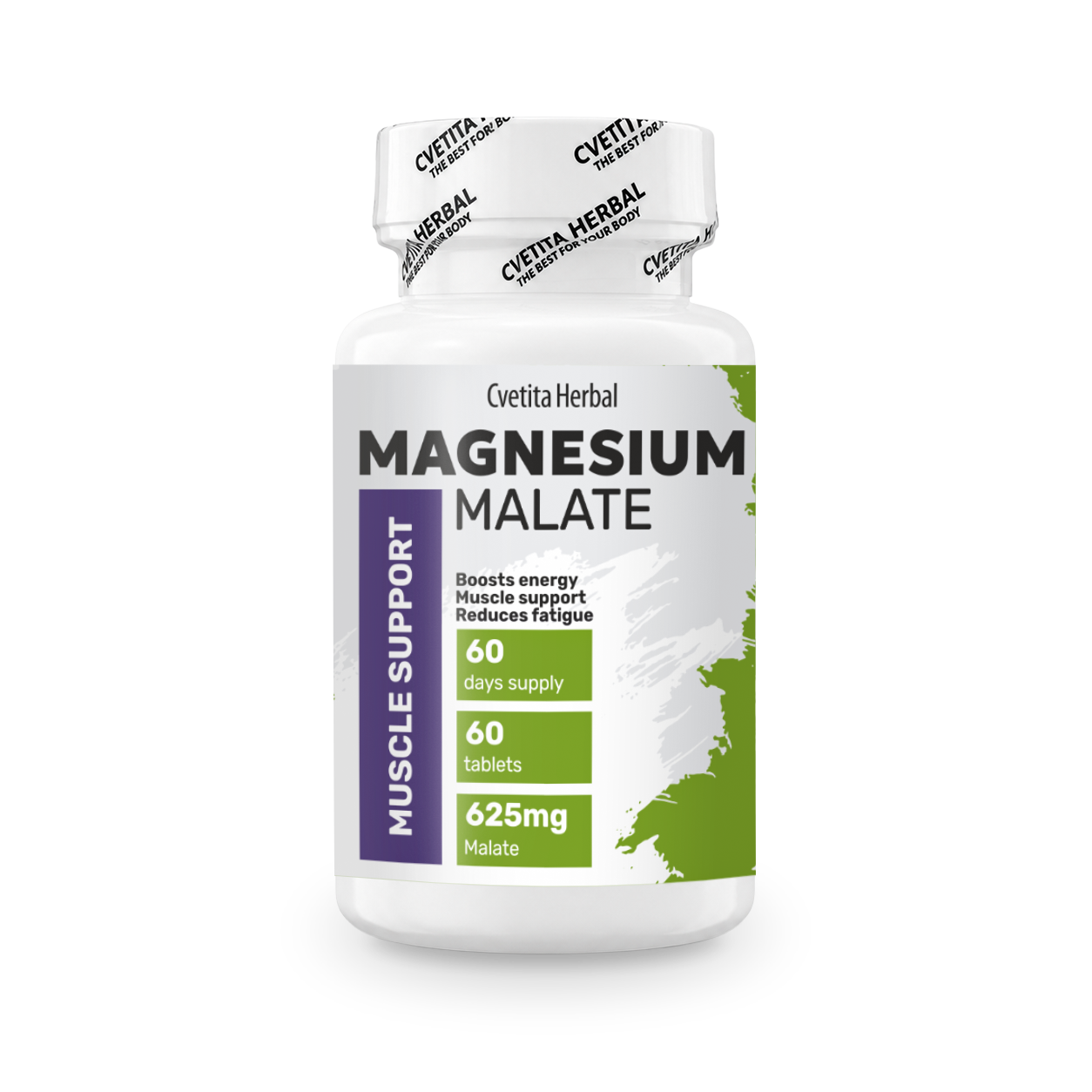 Магнезиев Малат 625 mg, 60 таблетки, Cvetita Herbal - 1 бр.