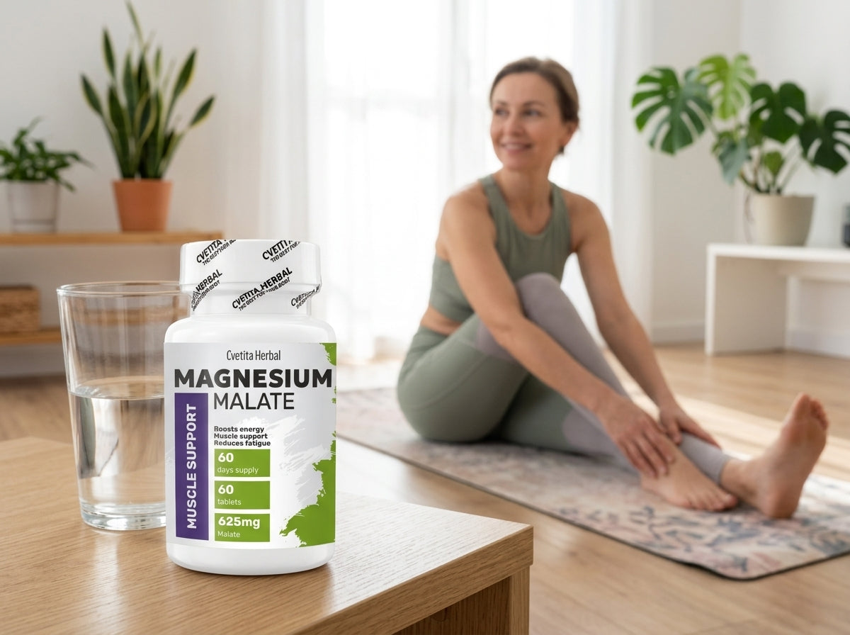 Магнезиев Малат 625 mg, 60 таблетки, Cvetita Herbal
