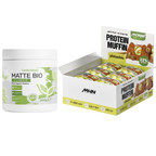 Matte Bio (БИО МАТЧА ЛАТЕ) + Кутия протеинови мъфини с вкус пистачио MHN