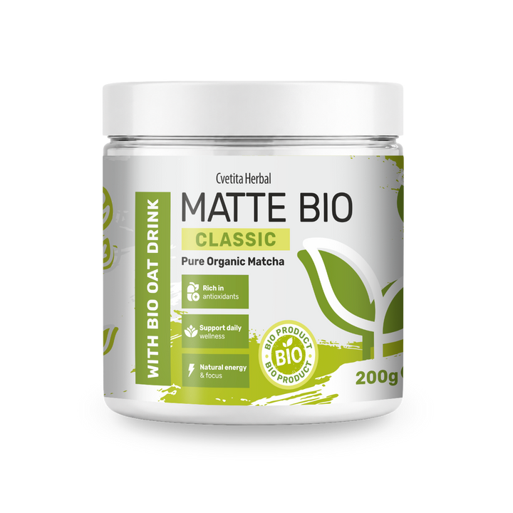 Matte Bio Classic - био матча на прах 200 г от Cvetita Herbal