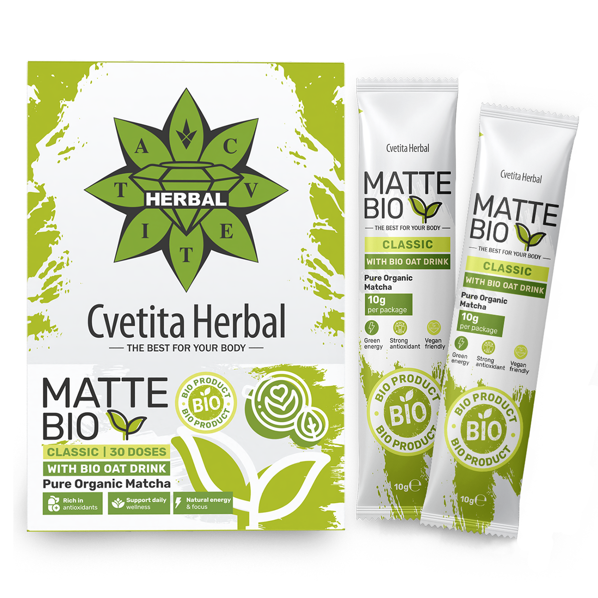 MATTE BIO CLASSIC – кутия с 30 сашета