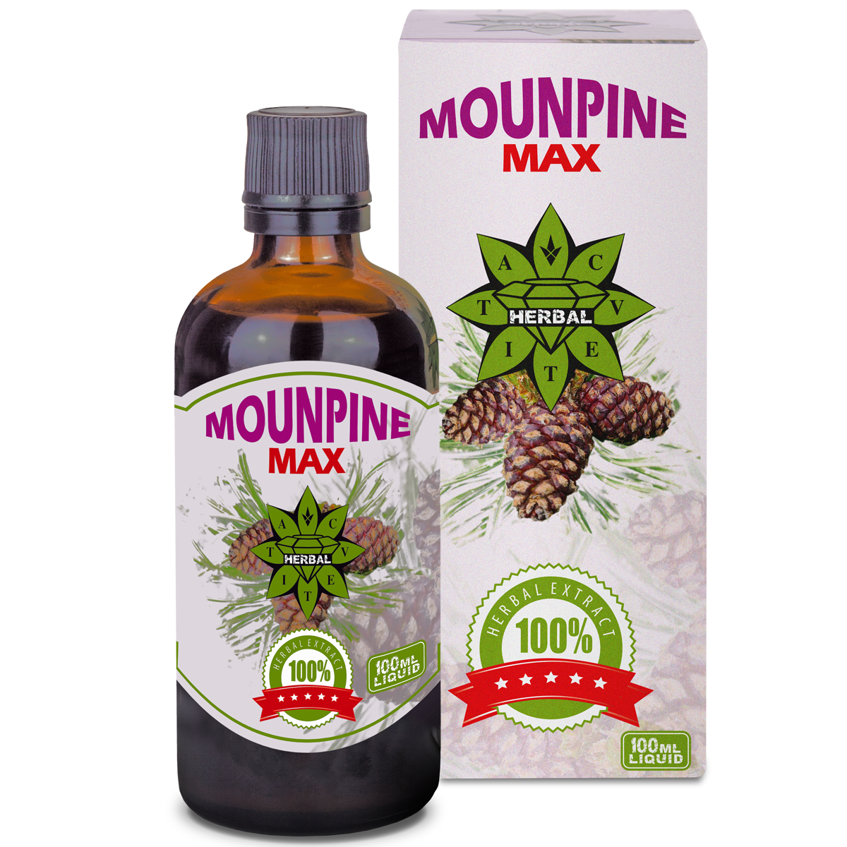 Екстракт Шишарки на Български алпийски клек - Пинугенил – Маунпайн Макс (100 ml)