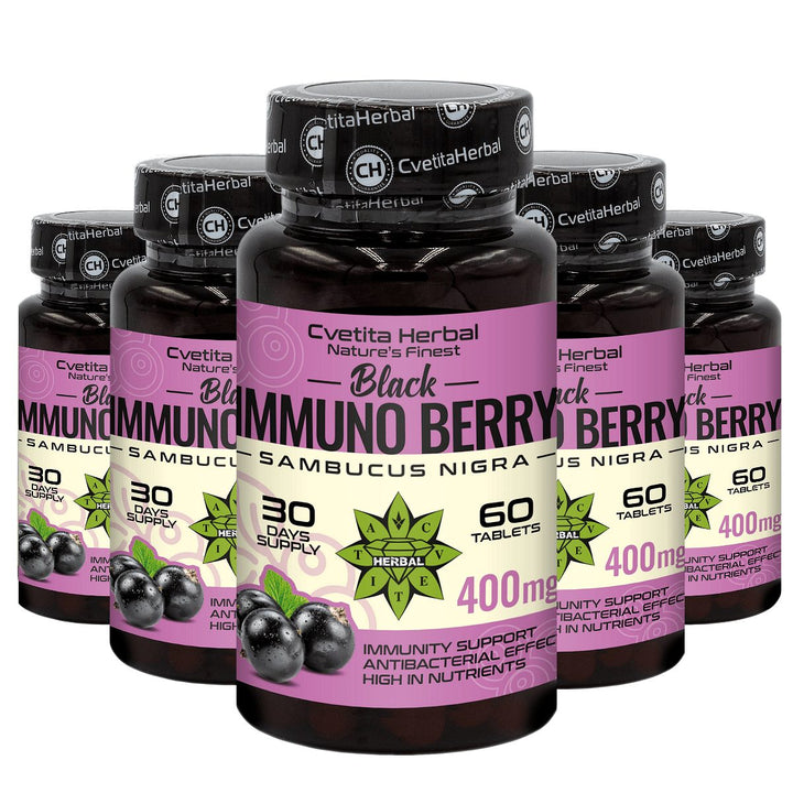 Черен Бъз Екстракт - Black Immuno Berry (60 таблетки)