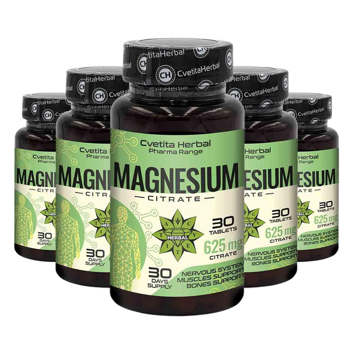 Магнезиев цитрат 625мг - Magnesium Citrate - 30 таблетки