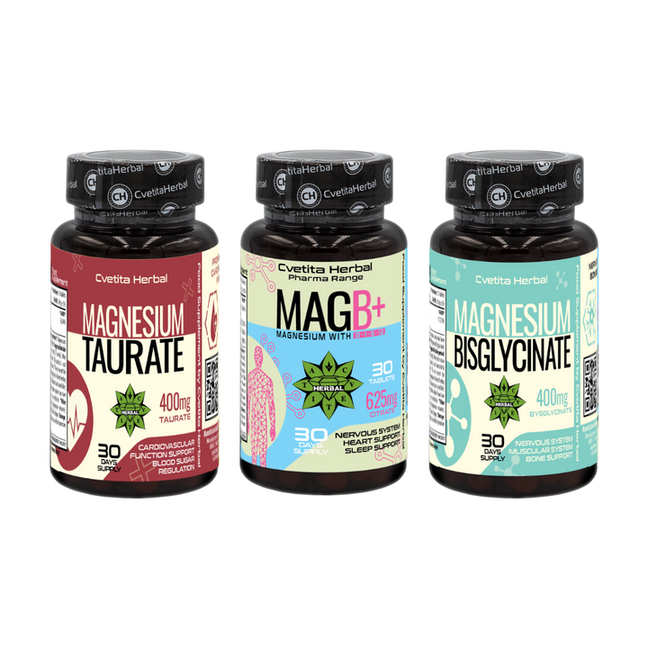 Супер Магнезиев комплекс от Цветита Хербал - Магнезий за сърце, стави и нерви