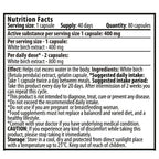 Екстракт Бяла Бреза - WaterCut (80 капсули х 400 mg)