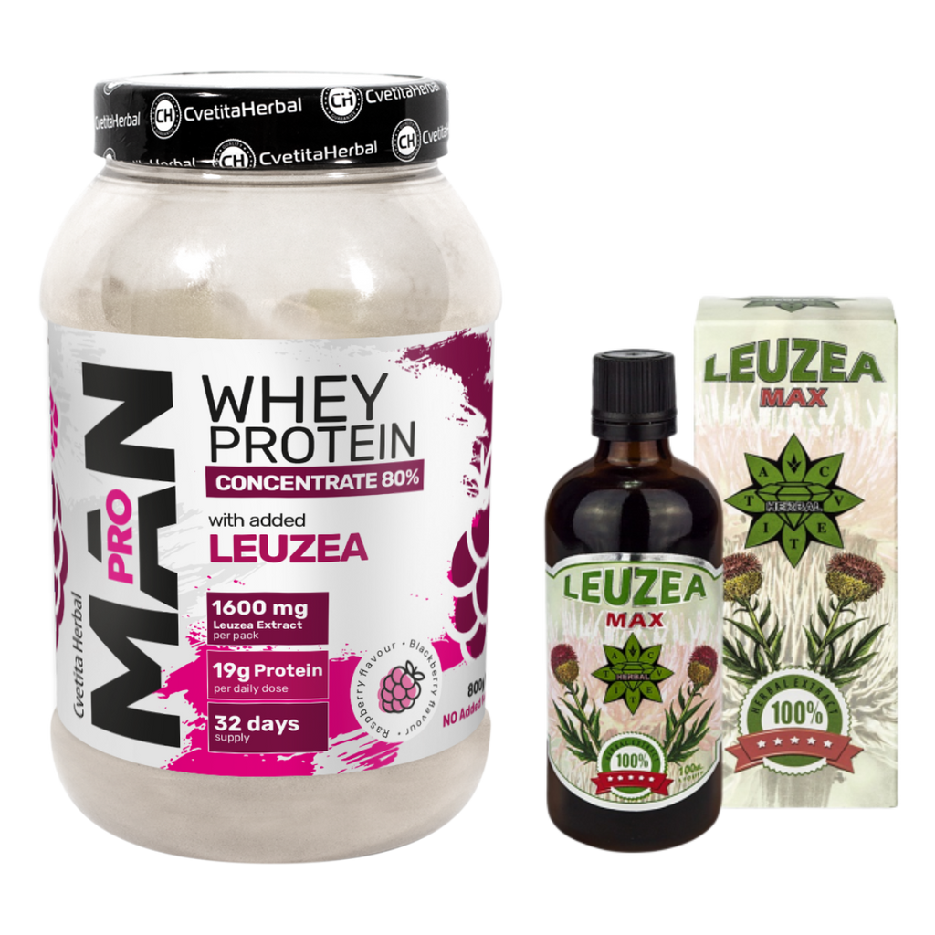 Суроватъчен протеин MAN PRO с Левзея Макс 100 мл Промоционален пакет