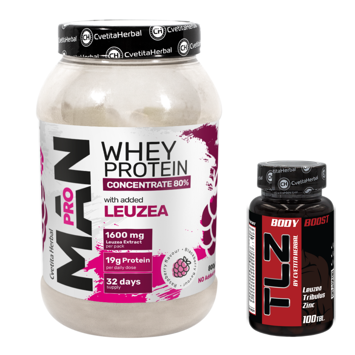 Цветита Хербал Промо пакет от Суроватъчен протеин и TLZ 100 таблетки