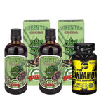 Green Tea + Cocoa - Зелен чай с какао 2 броя + Подарък Ten/10 Канела