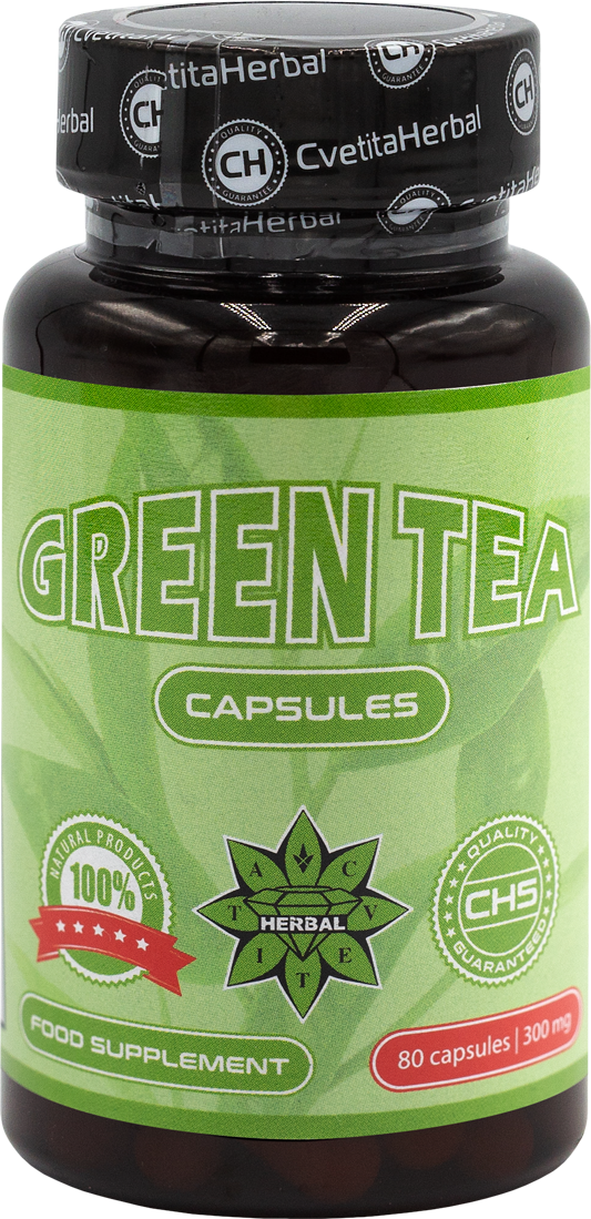 Green Tea 80 capsules RGB